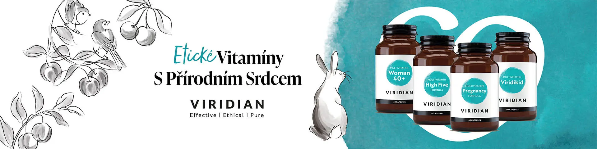 Viridian – efektivní, etické a čisté vitamíny a minerály pro děti, maminky, tatínky i celou rodinu. Pro odolnost a schopnost zvládat těžká období. 